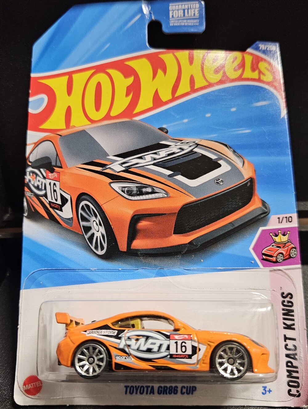 Toyota GR86 Cup Toy Car - Orange